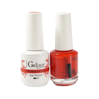 Gelixir 023 Mordant Red - Gel Nail Polish 0.5 oz