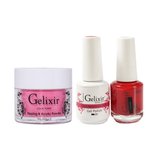 Gelixir 3 in 1 - 024 Dark Terra Cotta - Acrylic & Dip Powder, Gel & Lacquer