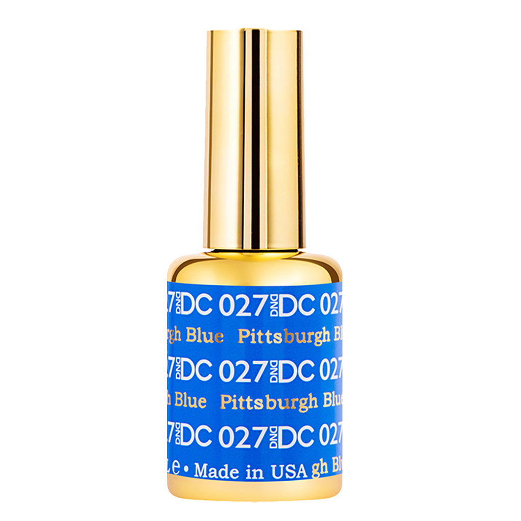 DND DC Gel Polish - 027 Blue Colors - Pittsburgh Blue