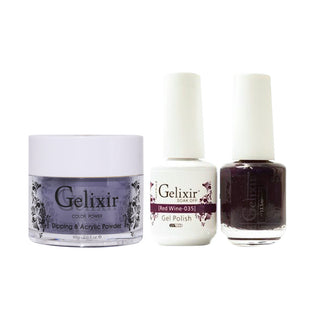 Gelixir 3 in 1 - 035 Red Wine - Acrylic & Dip Powder, Gel & Lacquer