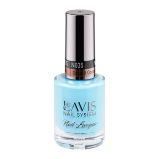 LAVIS 035 Default Ocean Blue - Nail Lacquer 0.5 oz by LAVIS NAILS sold by DTK Nail Supply