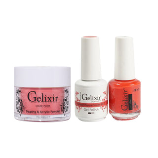 Gelixir 3 in 1 - 041 Glitter Poppy Flower - Acrylic & Dip Powder, Gel & Lacquer