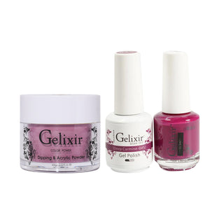 Gelixir 3 in 1 - 045 Deep Carmine - Acrylic & Dip Powder, Gel & Lacquer