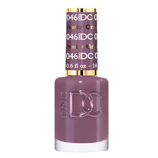 DND DC Nail Lacquer - 046 Brown Colors - Pewter Gray