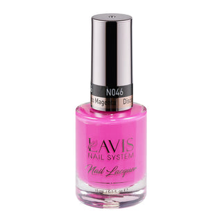 LAVIS 046 Disco Magenta - Nail Lacquer 0.5 oz by LAVIS NAILS sold by DTK Nail Supply
