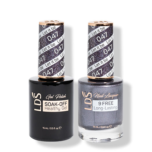 LDS 047 Let It Be - LDS Gel Polish & Matching Nail Lacquer Duo Set - 0.5oz
