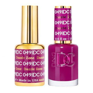  DND DC Gel Nail Polish Duo - 049 Pink Colors - Dazzle Zone