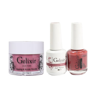 Gelixir 3 in 1 - 049 Crimson Red - Acrylic & Dip Powder, Gel & Lacquer