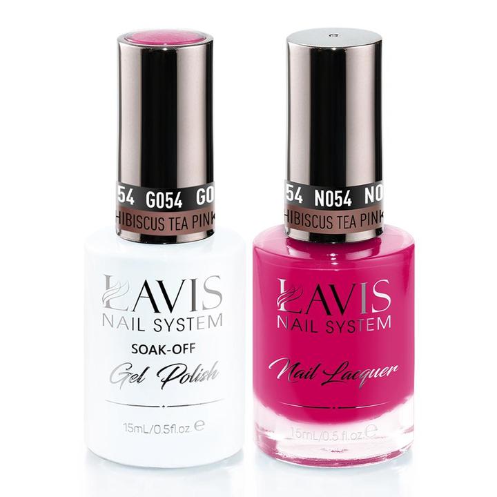 LAVIS Holiday Gift Bundle: 4 Gel & Lacquer, 1 Base Gel, 1 Top Gel - 054, 094, 095, 083