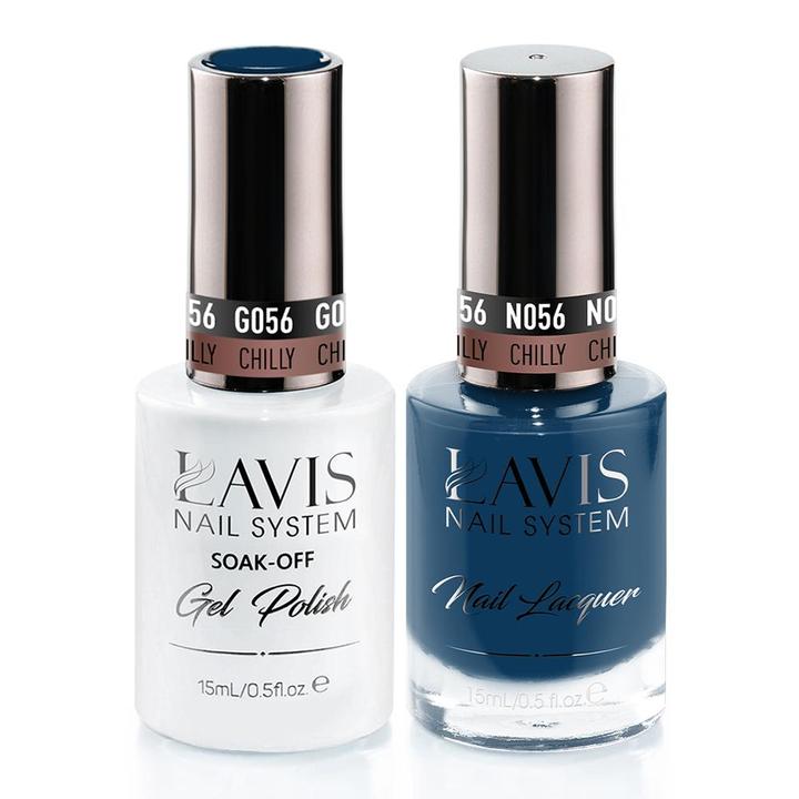 LAVIS Holiday Gift Bundle: 4 Gel & Lacquer, 1 Base Gel, 1 Top Gel - 079, 053, 056, 012