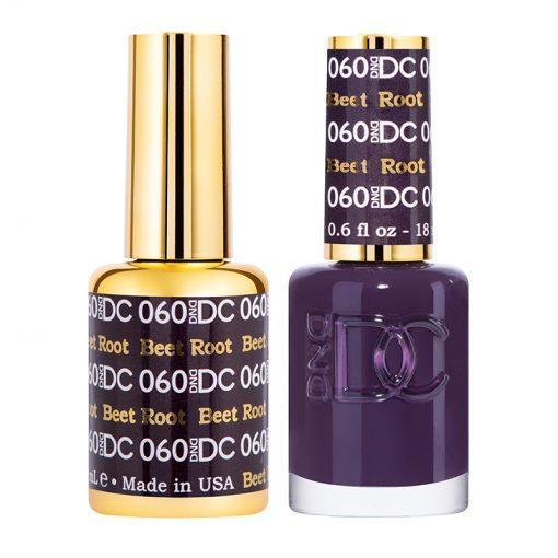 DND DC Gel Nail Polish Duo - 060 Purple Colors - Beet Root