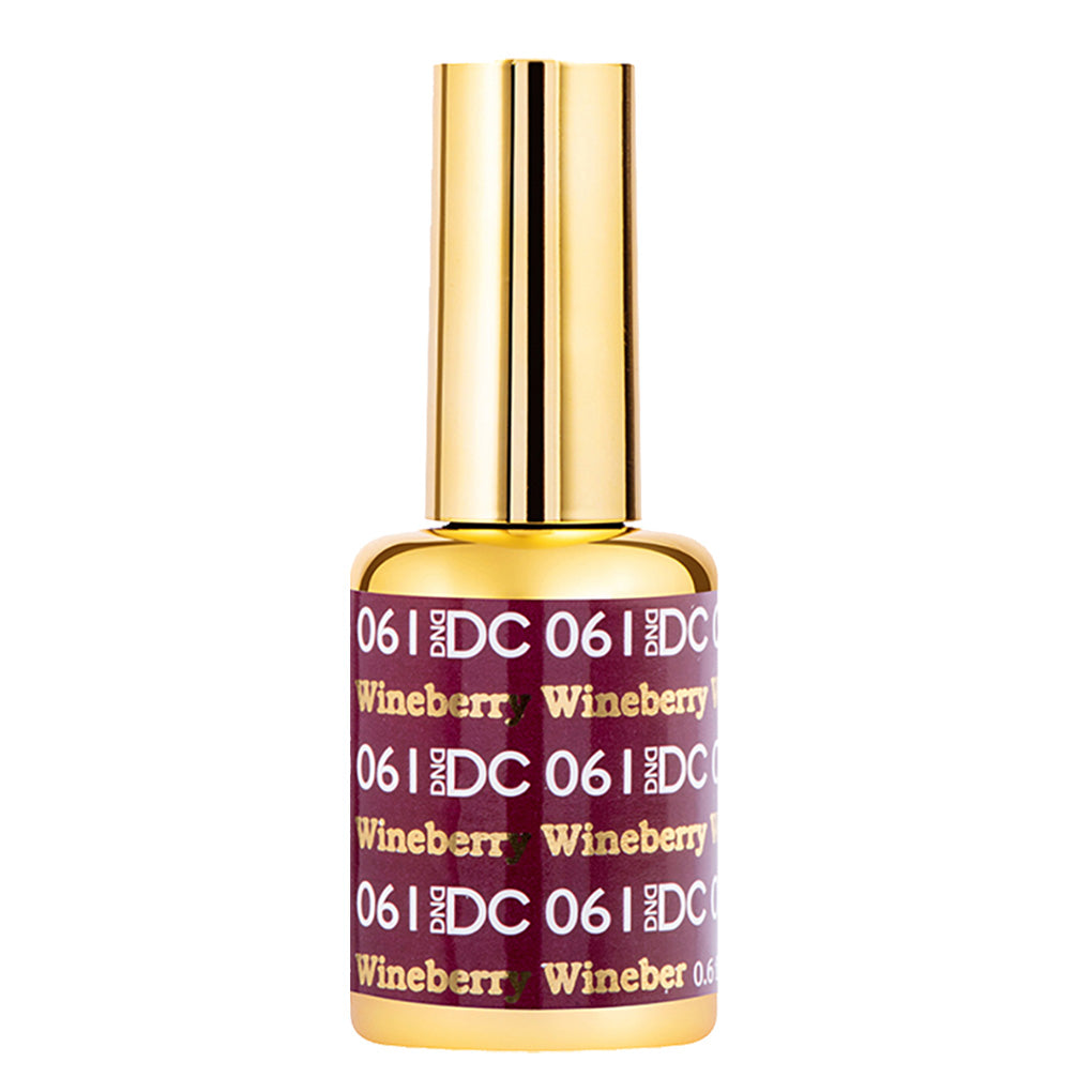 DND DC Gel Polish - 061 Red Colors - Wine Berry
