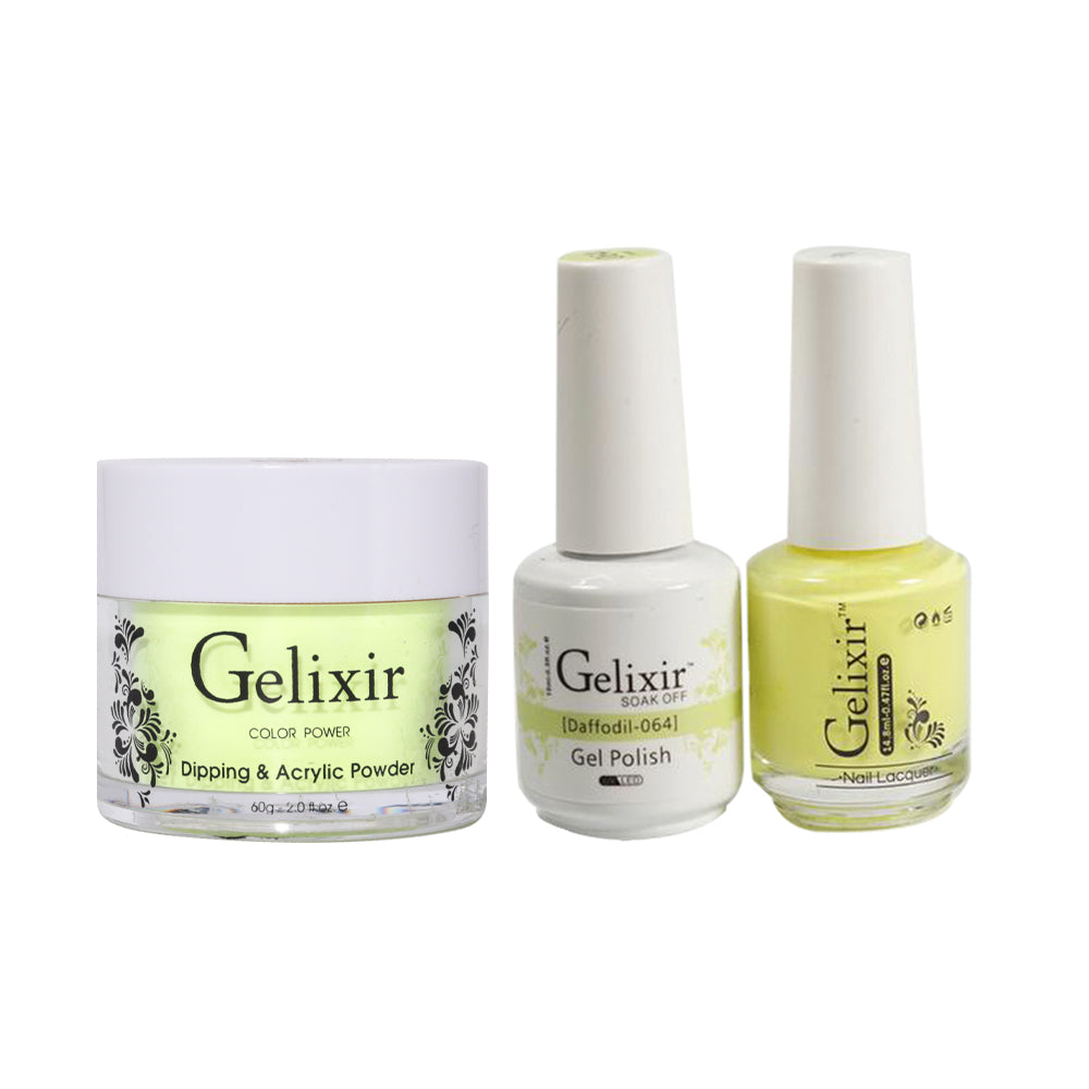 Gelixir 3 in 1 - 064 Daffodil - Acrylic & Dip Powder, Gel & Lacquer