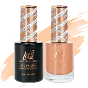 LDS 066 Cr��me Brulee - LDS Gel Polish & Matching Nail Lacquer Duo Set - 0.5oz