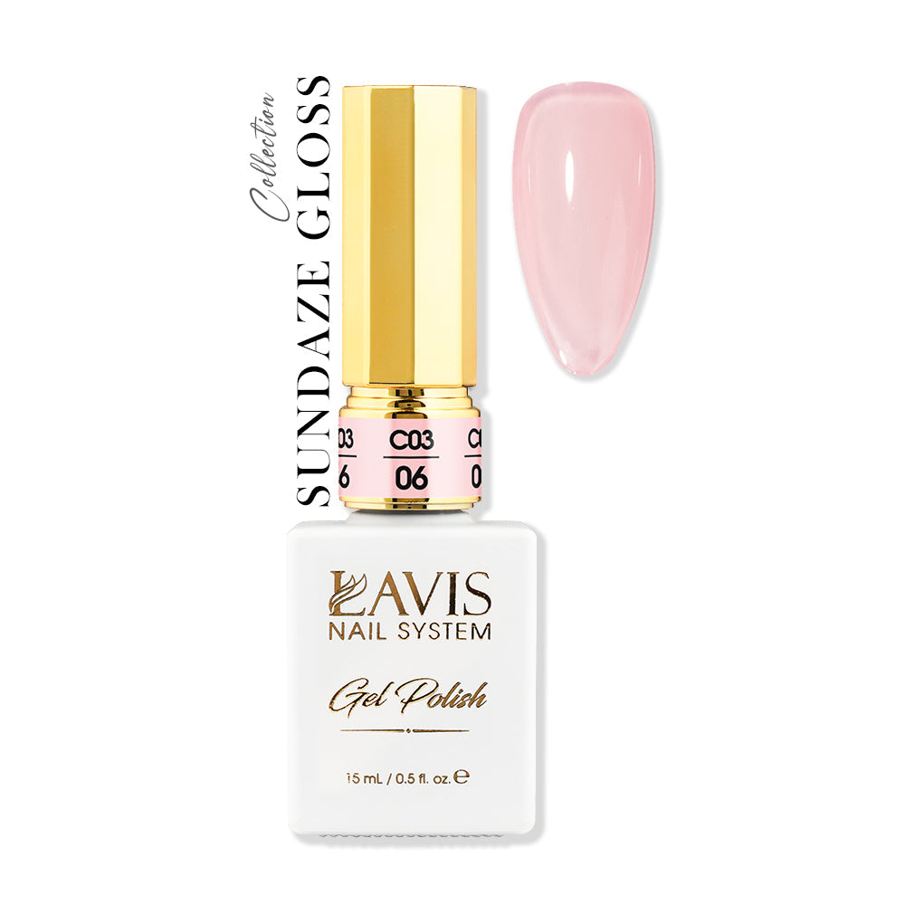 LAVIS C03 - 06 - Gel Polish 0.5 oz - Sundaze Gloss Collection