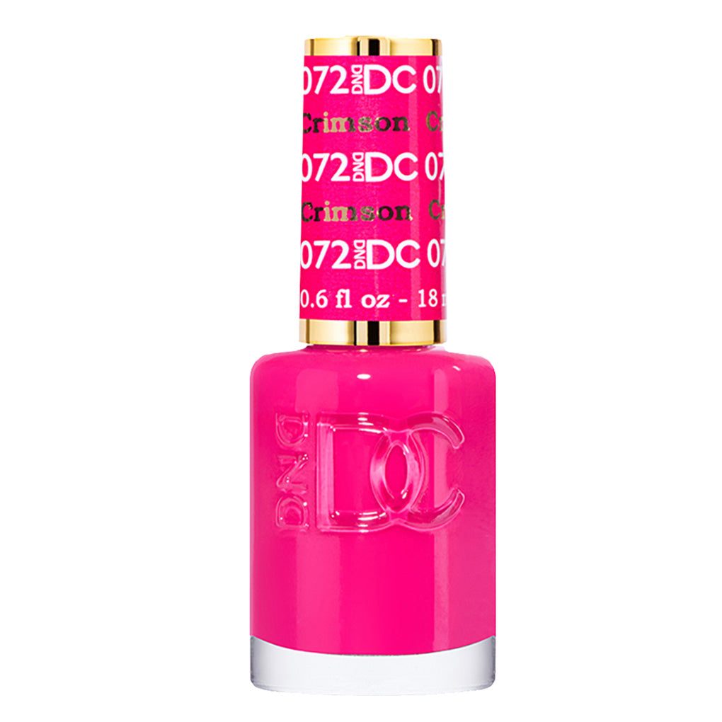 DND DC Nail Lacquer - 072 Pink Colors - Crimson