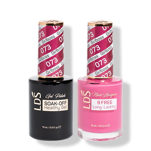 LDS 073 #Girlboss - LDS Gel Polish & Matching Nail Lacquer Duo Set - 0.5oz