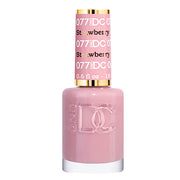 DND DC Nail Lacquer - 077 Brown Colors - Strawberry Latte