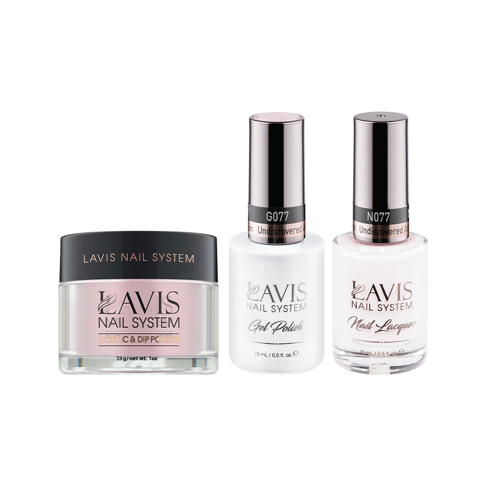 LAVIS 3 in 1 - 077 Undiscovered Attraction - Acrylic & Dip Powder (1oz), Gel & Lacquer