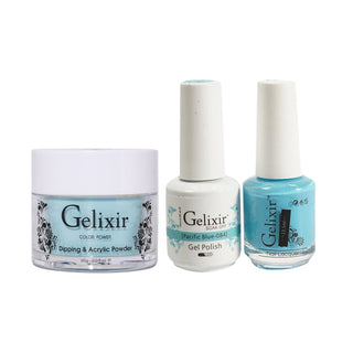 Gelixir 3 in 1 - 084 Pacific Blue - Acrylic & Dip Powder, Gel & Lacquer