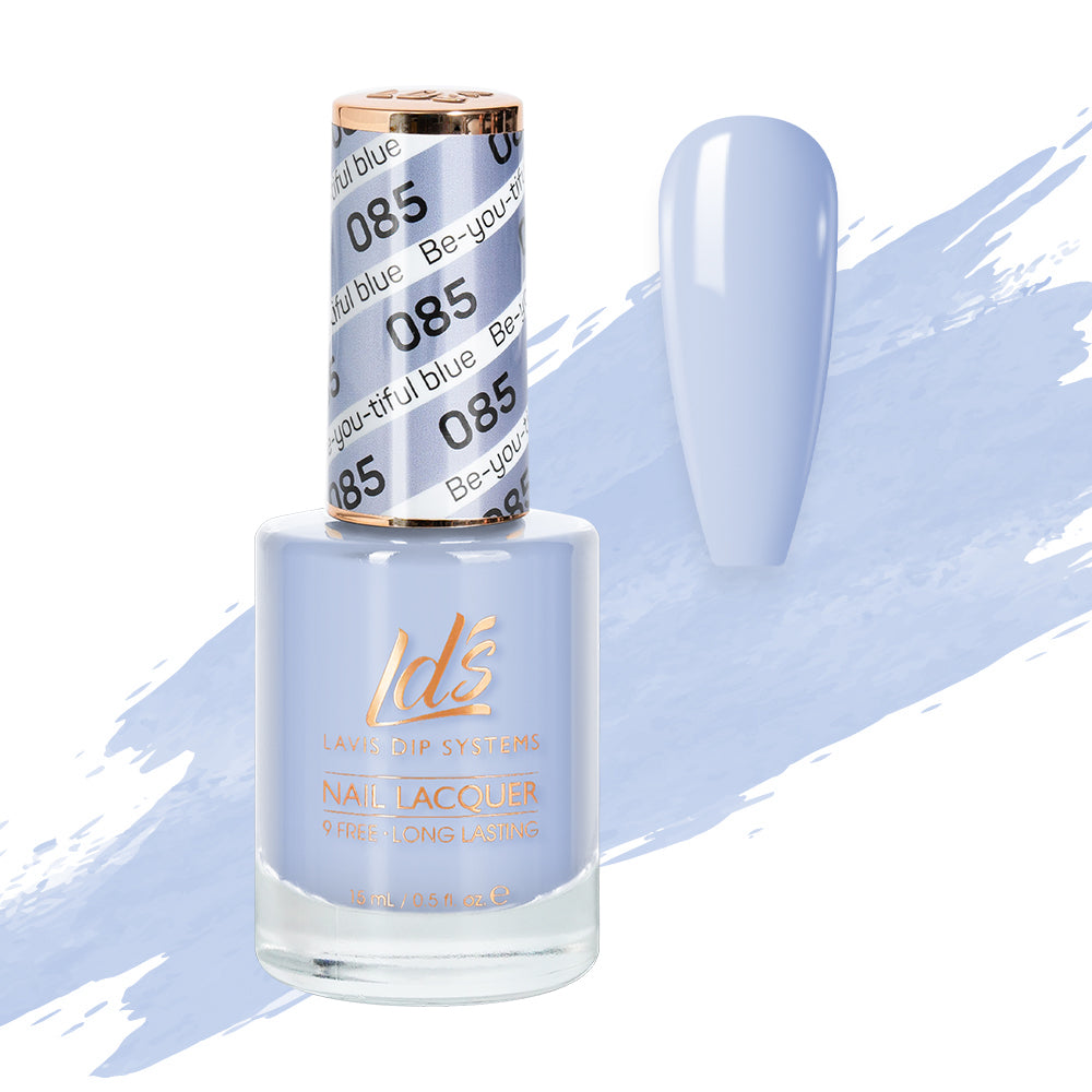 LDS 085 Be-You-Tiful Blue - LDS Nail Lacquer 0.5oz
