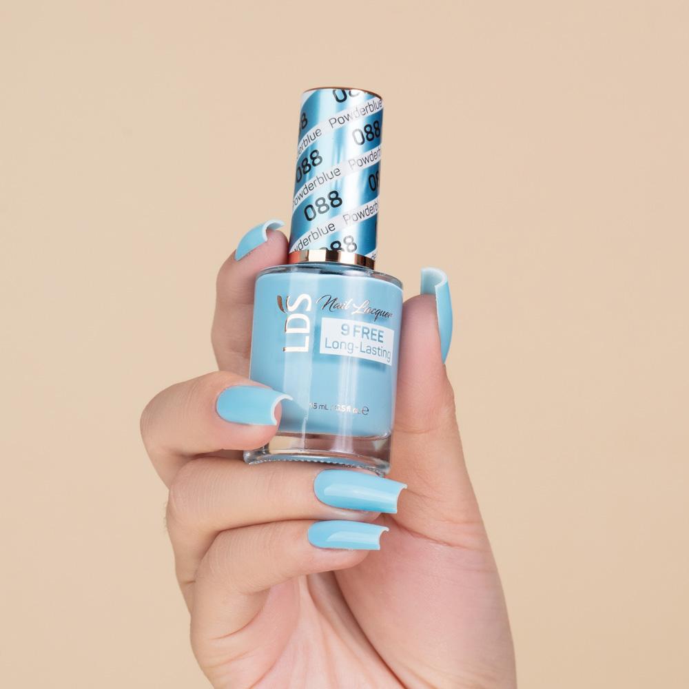 LDS 088 Powderblue - LDS Nail Lacquer 0.5oz