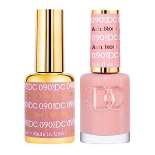  DND DC Gel Nail Polish Duo - 090 Pink Colors - Ash Rose