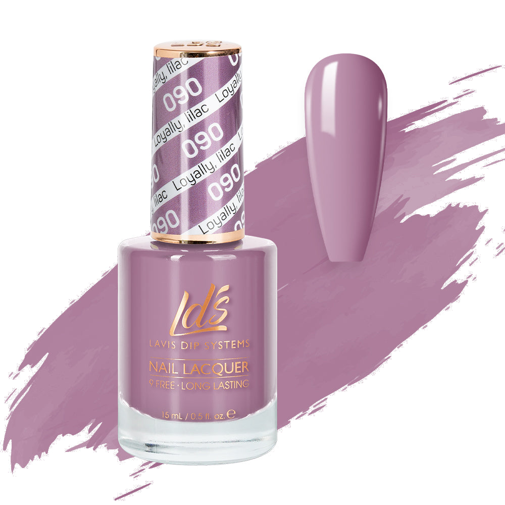 LDS 090 Loyally, Lilac - LDS Nail Lacquer 0.5oz