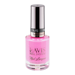 LAVIS 093 Dunkin Donut Pink - Nail Lacquer 0.5 oz by LAVIS NAILS sold by DTK Nail Supply