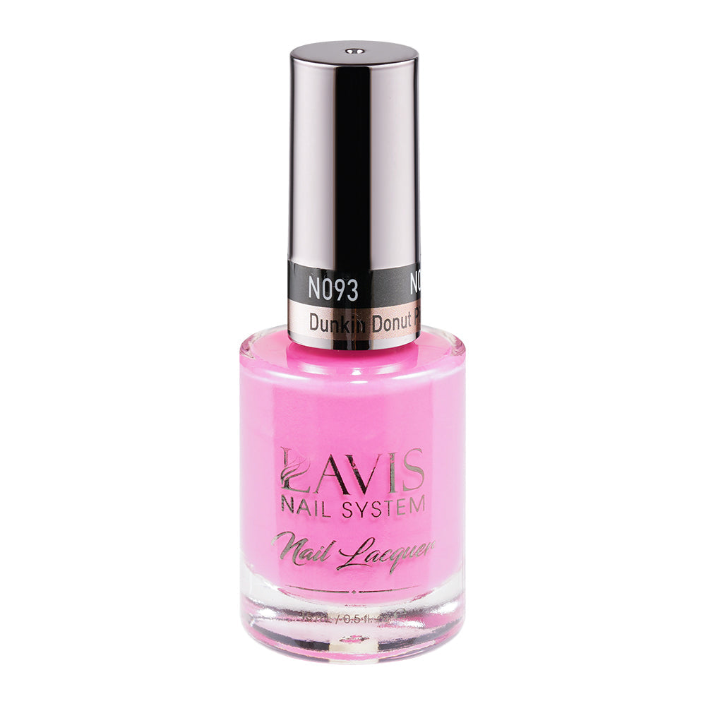 LAVIS 093 Dunkin Donut Pink - Nail Lacquer 0.5 oz