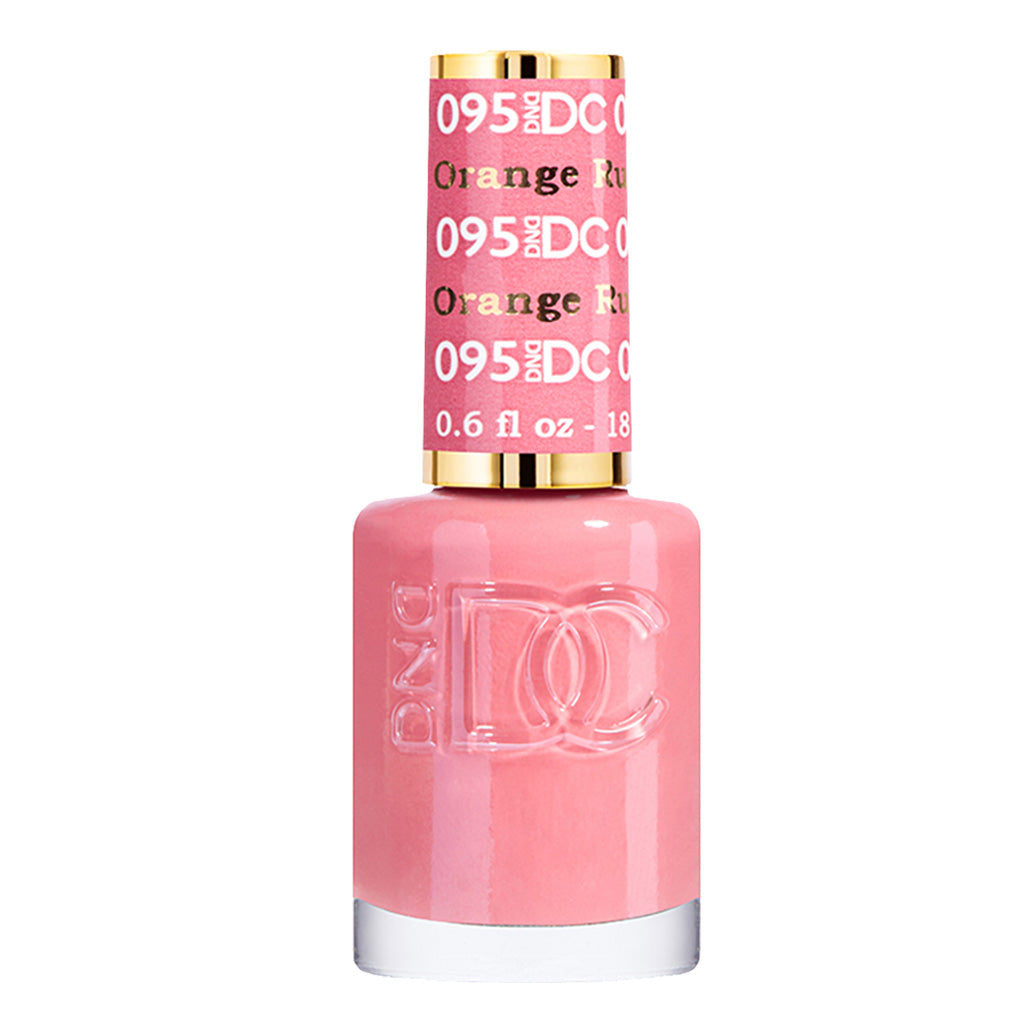 DND DC Nail Lacquer - 095 Pink Colors - Orange Rust