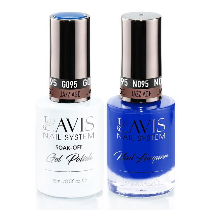 LAVIS Holiday Gift Bundle: 4 Gel & Lacquer, 1 Base Gel, 1 Top Gel - 054, 094, 095, 083