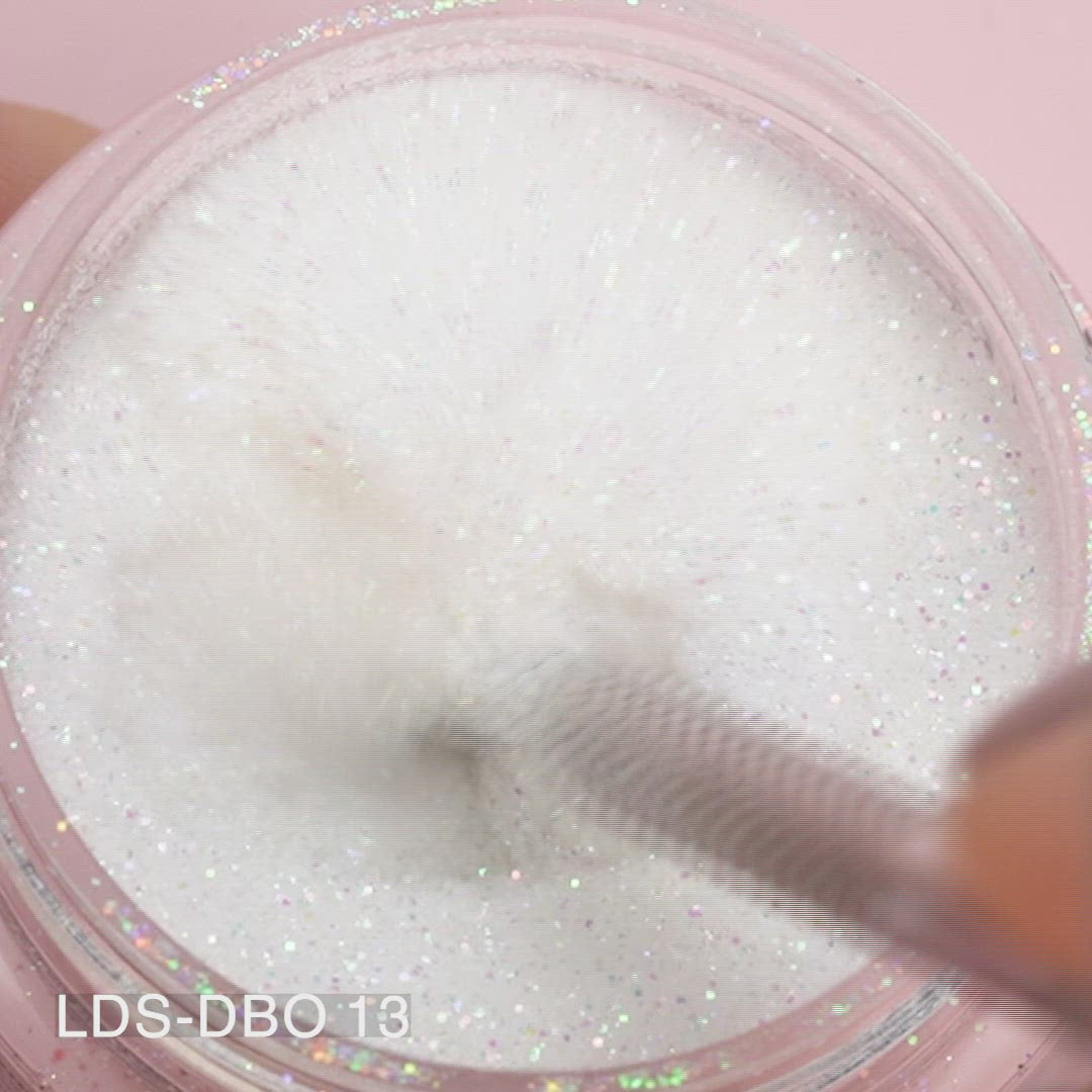 Load video: LDS Holographic Fine Glitter Nail Art - DB13 - Fairytale 0.5 oz