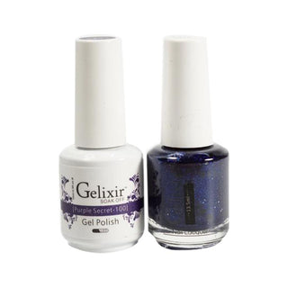 Gelixir 100 Purple Secret - Gel Nail Polish 0.5 oz