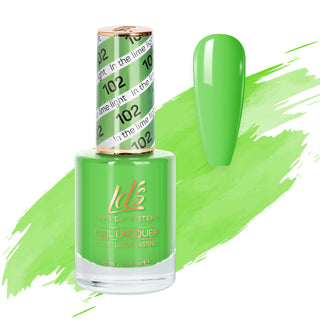 LDS 102 In The Lime Light - LDS Nail Lacquer 0.5oz