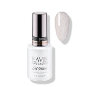 Lavis Gel Polish 103 - White Glitter Colors - Taste of Glitter
