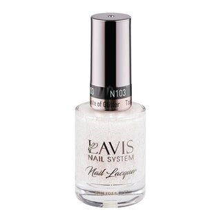 LAVIS 103 Taste of Glitter - Nail Lacquer 0.5 oz by LAVIS NAILS sold by DTK Nail Supply