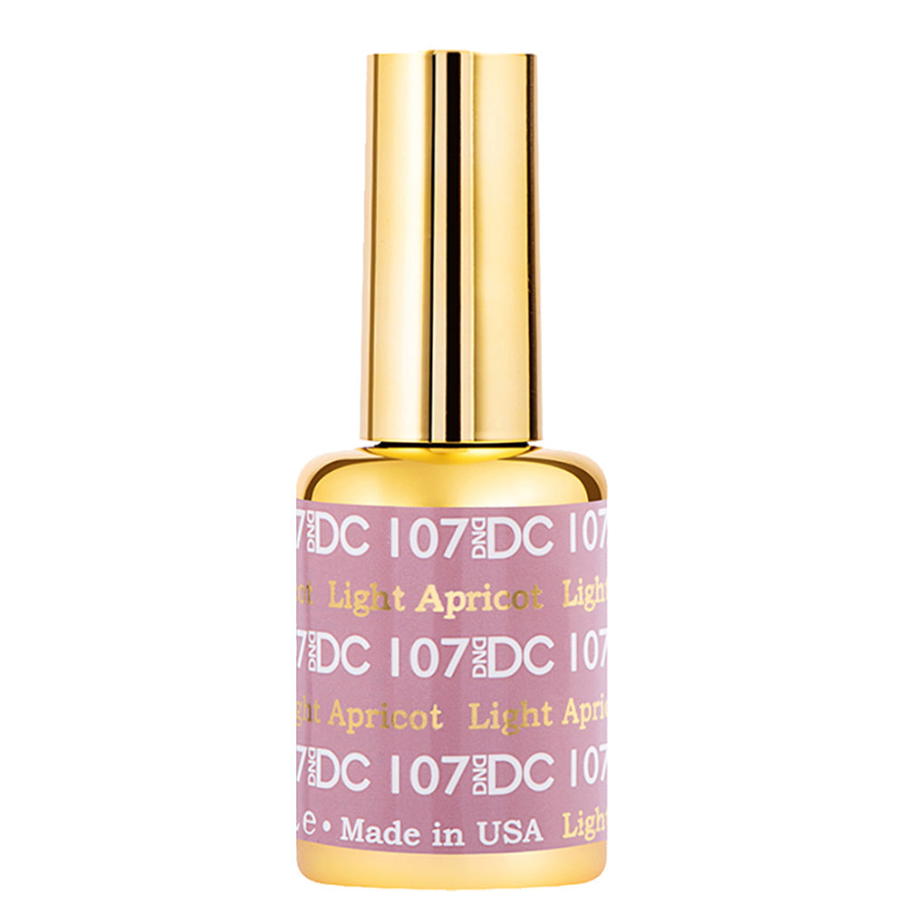 DND DC Gel Polish - 107 Neutral Colors - Light Apricot