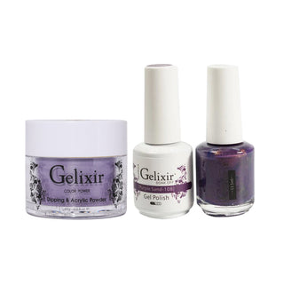 Gelixir 3 in 1 - 108 Purple Sand - Acrylic & Dip Powder, Gel & Lacquer