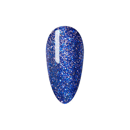 Lavis Gel Polish 108 - Blue Glitter Colors - Golden Hour