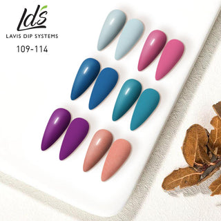 LDS Nail Lacquer Set (6 colors): 109 to 114