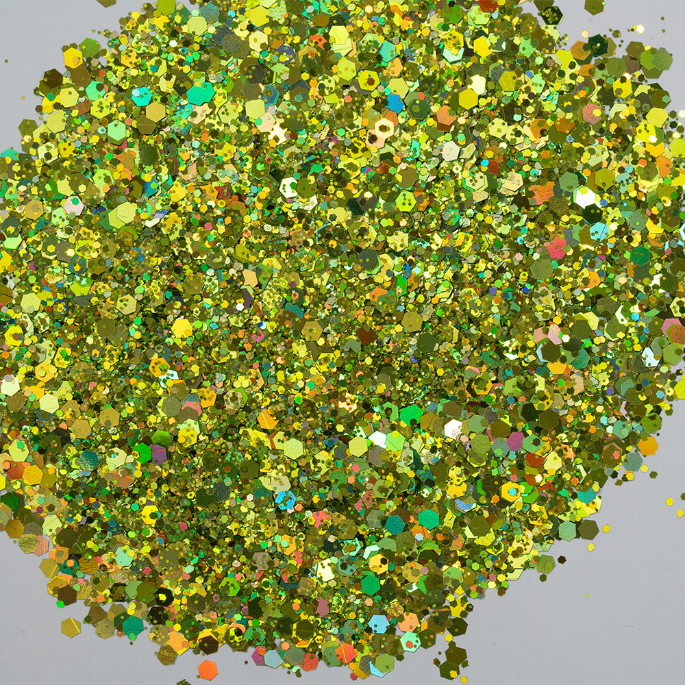 LDS Holographic Chunky Glitter Nail Art - DCG10 0.5 oz