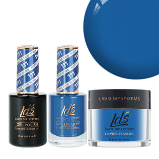 LDS 3 in 1 - 111 Nothing But Blue Skies - Dip (1.5oz), Gel & Lacquer Matching