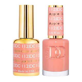  DND DC Gel Nail Polish Duo - 112 Coral Colors - Apple Cider