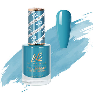 LDS 112 Ocean Eyes - LDS Nail Lacquer 0.5oz