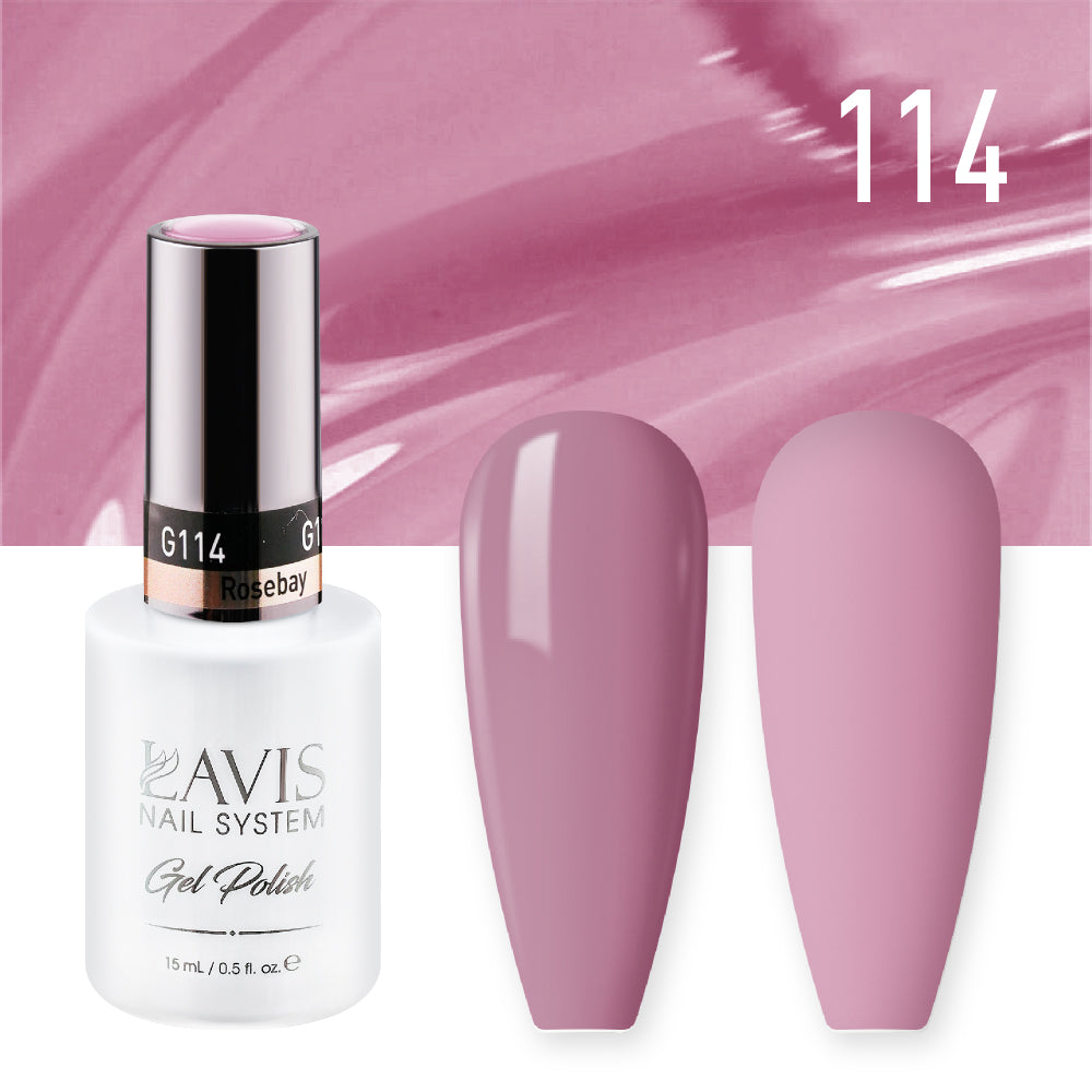 LAVIS 114 Rosebay - Gel Polish 0.5oz