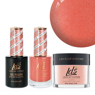 LDS 3 in 1 - 114 Melon Like It Is - Dip (1.5oz), Gel & Lacquer Matching