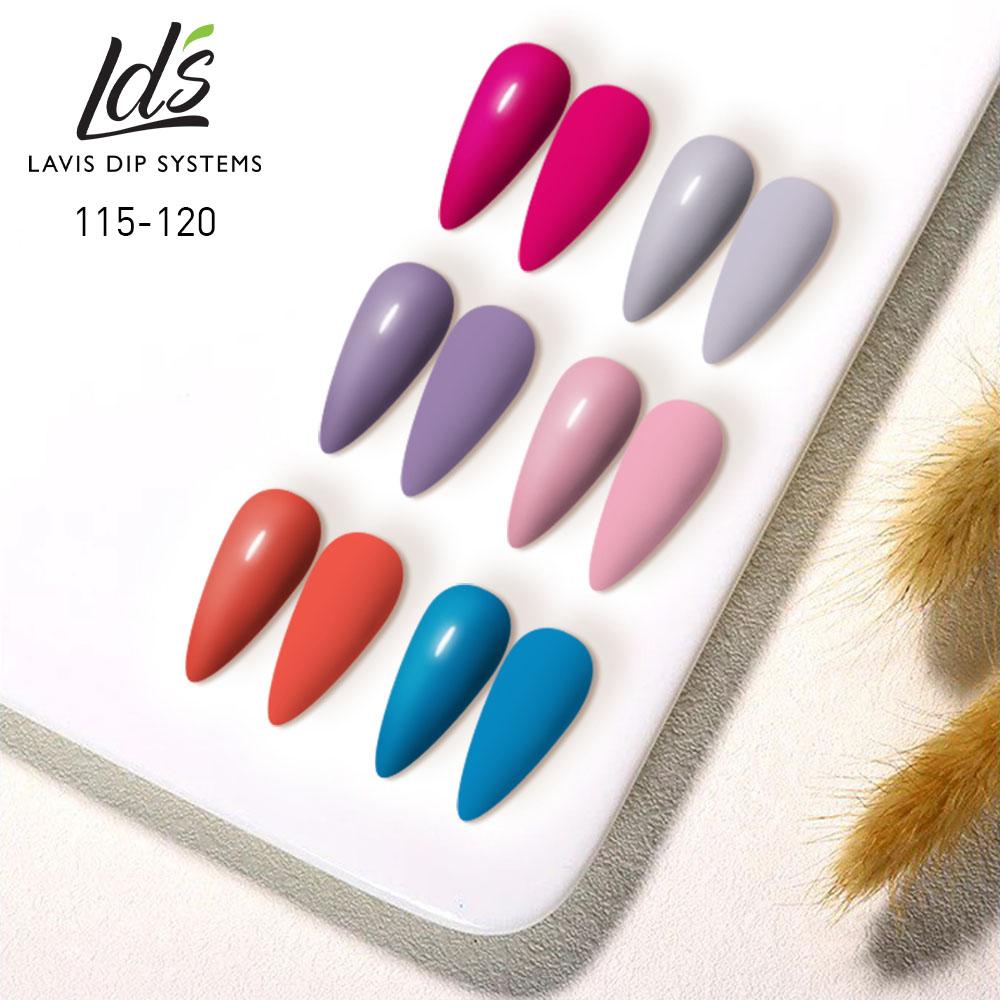 LDS Nail Lacquer Set (6 colors): 115 to 120
