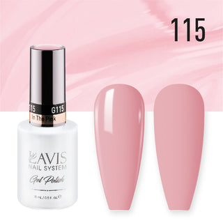 LAVIS 115 In The Pink - Gel Polish & Matching Nail Lacquer Duo Set - 0.5oz