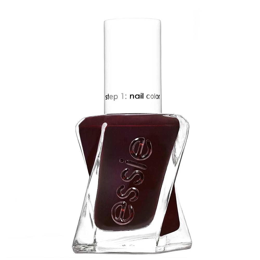 Essie Nail Polish Gel Couture - Black, Brown Colors - 1160 GOOD KNIGHT
